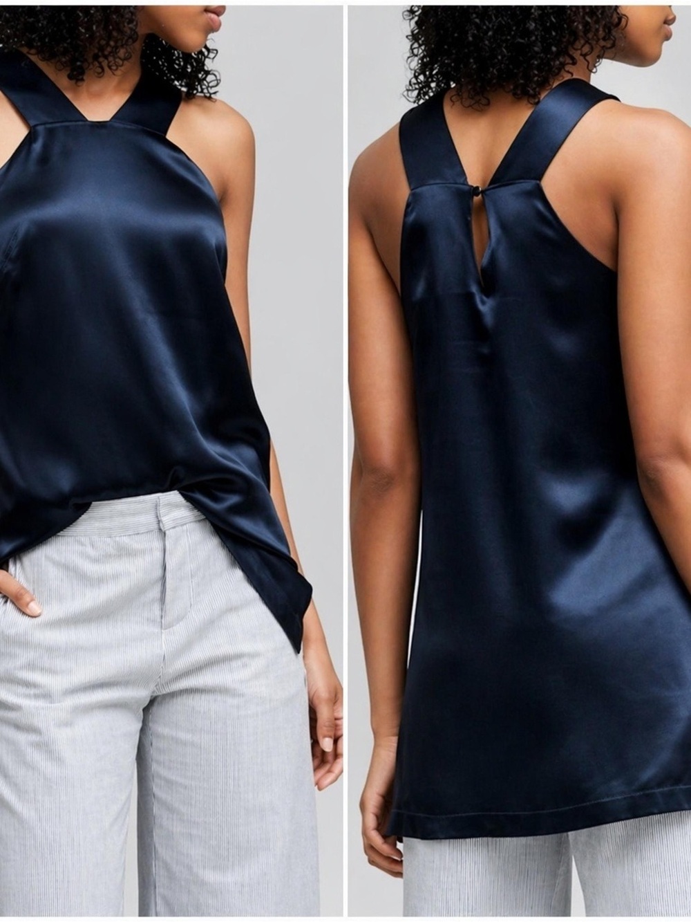 Banana Republic Satin Halter Tank